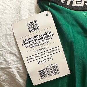 STARTER Green Compression Boxer Brief